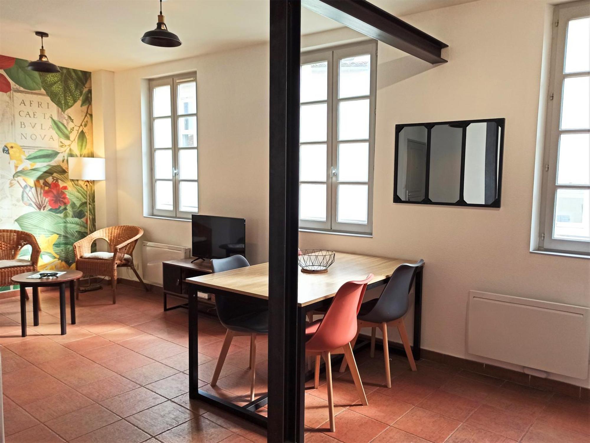 Ac - Quiet - Le Colibri, Bright Duplex Appartement Avignon Buitenkant foto