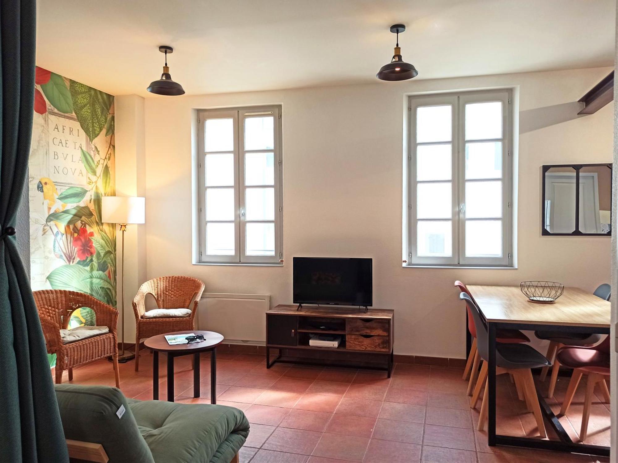 Ac - Quiet - Le Colibri, Bright Duplex Appartement Avignon Buitenkant foto