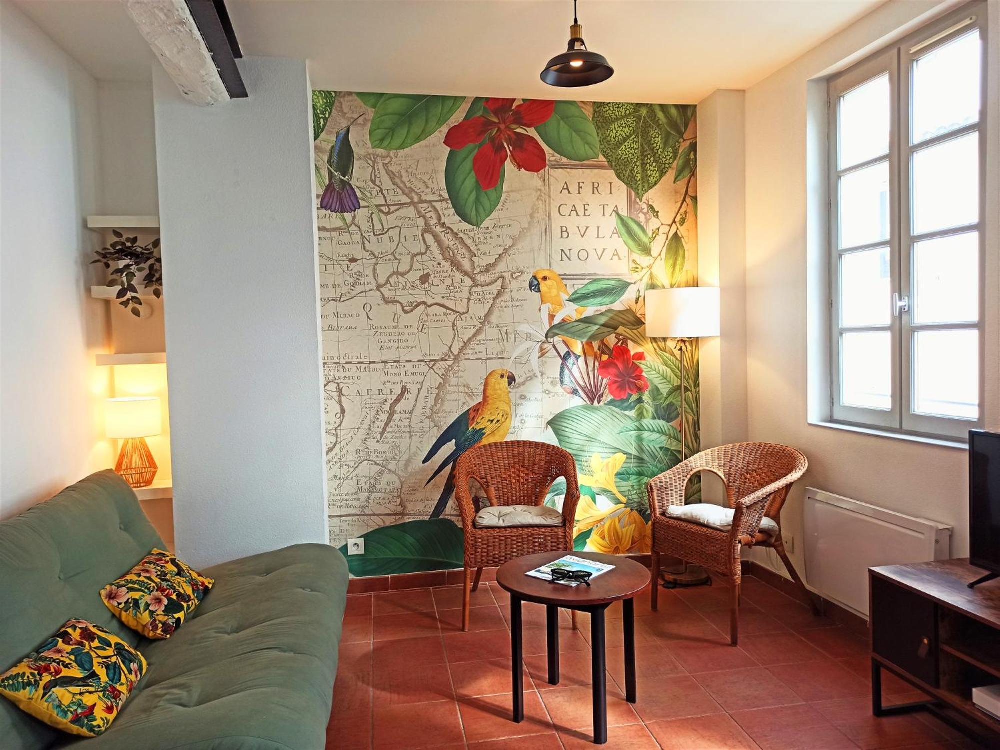 Ac - Quiet - Le Colibri, Bright Duplex Appartement Avignon Buitenkant foto